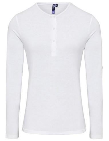 PRE-PR318-Womens Long-John Roll Sleeve Tee